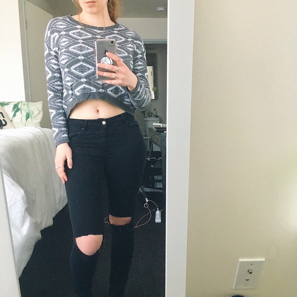 Cotton Emporium cropped sweater
